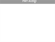 Tablet Screenshot of pmtaudio.com